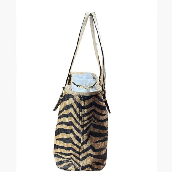 MICHAEL Michael Kors Vintage Tiger Print Animal Print Tote EUC - Picture 2 of 15